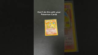 Dont do this with Charizard Pokemon Card [upl. by Nitaf155]