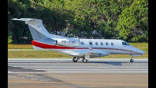 A decolagem do Embraer 505 Phenom 300 de matrícula PRFVF do Aeroporto de Salvador SSA [upl. by Nova]