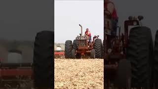 IH 1466 tractor with 12 row planter 😱 [upl. by Enneles943]