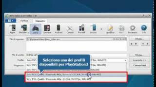 Come convertire file video Full HD per Sony PS3 usando AVS Video Converter [upl. by Aikrahs644]