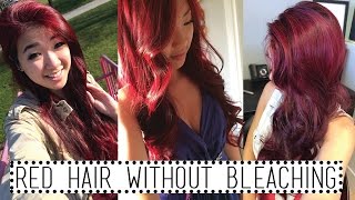 HAIR  Red Hair Without Bleaching  Alicia Huynh ♥ [upl. by Eeltrebor851]