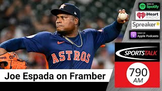 Astros Manager Joe Espada Discusses the Latest on Framber Valdez amp Two Big Wins Over the Rangers [upl. by Asial]