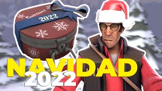 ABRIENDO 10 CAJAS DE NAVIDAD TF2 2022 [upl. by Eilasor]