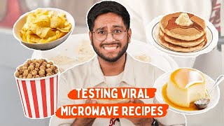 Testing VIRAL Microwave Recipes😱 UNBELIEVABLE Potato Chips Caramel Popcorn amp More in Microwave [upl. by Salim]