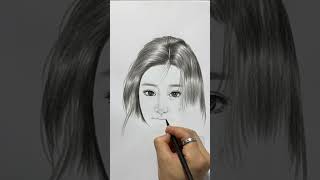 Capturing Beauty drawingpencil charcoaldrawing art realisticportrait [upl. by Aisha]