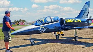 82KG XXXL L39 ALBATROS RC TURBINE JET SHOW FLIGHT DEMONSTRATION [upl. by Chaffin]