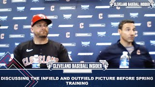 Stephen Vogt Chris Antonetti Discuss Guardians Infield Outfield Picture Before Spring Training [upl. by Liebermann]