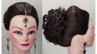 Impressive bridal jura Hairstyle  New hairstyles  wedding Hairstyles [upl. by Zillah778]