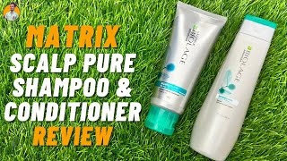 Matrix Biolage Scalp Pure Shampoo And Conditioner Review [upl. by Anayia45]