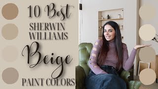 10 BEST Sherwin Williams Beige Paint Colors [upl. by Sonitnatsnok]