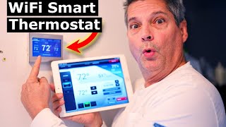 How to Install Honeywell Smart WiFi Thermostat RTH9585WF Wiring [upl. by Edris]