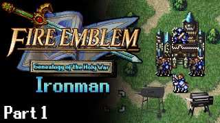 Part 1 Fire Emblem 4 Genealogy of the Holy War Ironman PrologueCh2 Sigurd Solo Edition [upl. by Sweatt23]