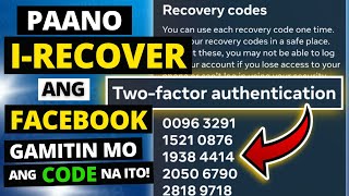 HOW TO RECOVER FACEBOOK ACCOUNT WITHOUT EMAIL AND PHONE NUMBER TWO FACTOR AUTHENTICATION CODE [upl. by Mcneil]