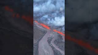 Mauna Loas Volcanic Eruption Continues for 24 Hours [upl. by Bernstein]