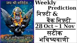 Nifty Bank Nifty Weekly Astrology Prediction 28 October to 1 November 2024 nifty banknifty [upl. by Chesna]