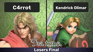 Tea Time 164  Losers Final  C4rrot vs Kendrick Olimar [upl. by Eiloj]