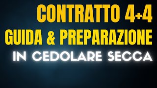 Contratto di locazione 44 ecco come funziona laffitto in cedolare secca video guida [upl. by Wynny]