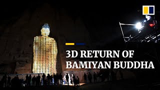 3D Bamiyan Buddha marks 20th anniversary of Taliban’s destruction in Afghanistan [upl. by Barn]