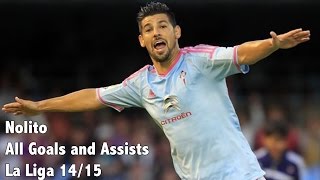 Nolito  Celta Vigo  All Goals and Assists  La Liga 1415 [upl. by Undine]