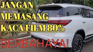 REVIEW KACA FILM 3M BLACK BEAUTY 80 FORTUNER GR SPORT [upl. by Gustafson]