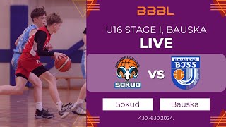 BC Kalev CramoKK Sokud 2009 vs Bauska 2009  BBBL Boys U16 [upl. by Orlantha]