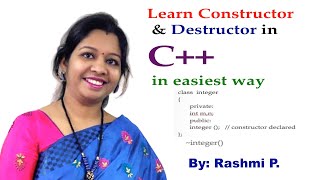 Constructor amp Destructor in C  Lecture 18 Syntax amp Example of Constructor amp Destructor in C [upl. by Close]