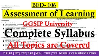 Assessment of learning  All Units  Complete Syllabus  BEd  By Pawan Mishra [upl. by Nestor]