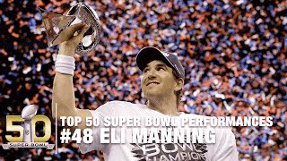 48 Eli Manning Super Bowl XLVI Highlights  Top 50 Super Bowl Performances [upl. by Wrdna]