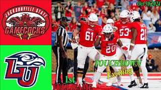 Jacksonville State Gamecocks Vs Liberty Flames  WEEK 10 Full Game 1st  Oct 302024  NCAAF Today [upl. by Barhos170]