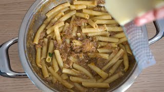 PASTA ALLA GENOVESE ricetta originale di Napoli con gli ziti spezzati [upl. by Olrak]