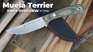 Muela Terrier 9G Fixed Blade Knife  5Minute Review  Atlantic Knife [upl. by Etireugram]