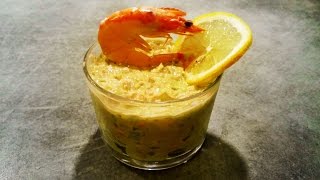 Recette de tartare crevette avocat et mangue [upl. by Mandi]