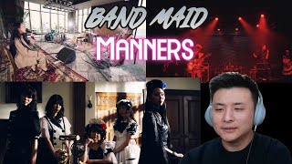 Mind your Manners  Reaction Band Maid quotMannersquot MV Live Acoustic [upl. by Atinet]