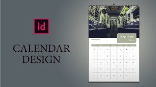 Only 16 Minutes How to design a Calendar in InDesign [upl. by Zirkle]