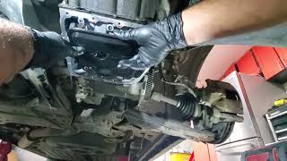 Dodge Grand Caravan Transmission Fluid and Filter Change Leak from the side fixed [upl. by Erdnoed]