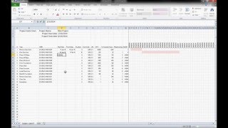 Gantt Chart Auto Fill By Matt Smart [upl. by Tolley606]