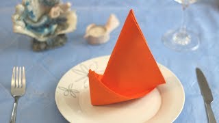 Easy Origami Napkin Fold Table Decoration [upl. by Swayne]