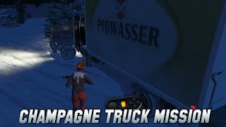 GTA Online  Champagne truck Mission Tom Connors [upl. by Eirb]