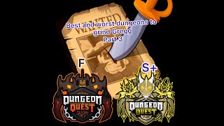 The best and worst dungeon to grind GreggPart 3 roblox dungeonquest noobtogodly noobtopro [upl. by Pernas569]