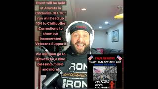 Prison Run combatveteran veterans ptsd prison pokerrun pow mia motorcycle ohio [upl. by Akinihs]