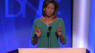 Michelle Obama at the 2008 DNC [upl. by Enair769]