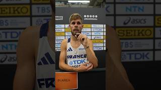 🎙️ Jimmy Gressier sest arrêté à notre micro après sa qualification en finale du 5000 m [upl. by Sydelle]