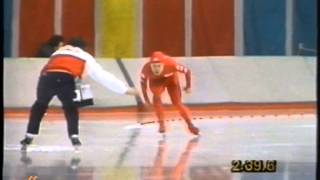 Winter Olympic Games Calgary 1988  5 km Shimizu  Hwang [upl. by Oznohpla]