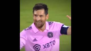 messi free kick mls league cup rof16shorts [upl. by Amoakuh985]