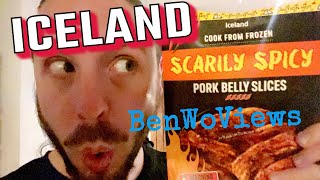 Iceland  Scarily Spicy  Pork Belly Slices 🌶️🔥 [upl. by Winnifred]