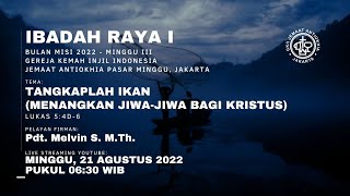 LIVE STREAMING IBADAH RAYA I  MINGGU 21 AGUSTUS 2022  0630 WIB [upl. by Ehr]