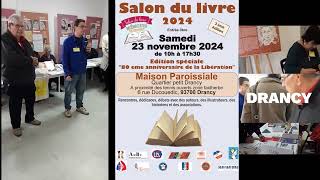 INTERVENTIONS DRANCY SALON DU LIVRE MÉMOIRE 23112024 [upl. by Siduhey]