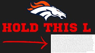 Broncos Fan Making Horrible Excuses For Loss vs Chiefs   Broncos vs Chiefs [upl. by Biddie511]