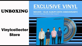 UNBOXING  Weezer  Blue Album  Limited Zoetrope Picture Disc [upl. by Hanako]