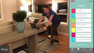 Heart Health Month Excy Challenge Step and Unicycle Workout [upl. by Biebel]